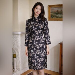 Chinese Silk Handmade Qipao Dress